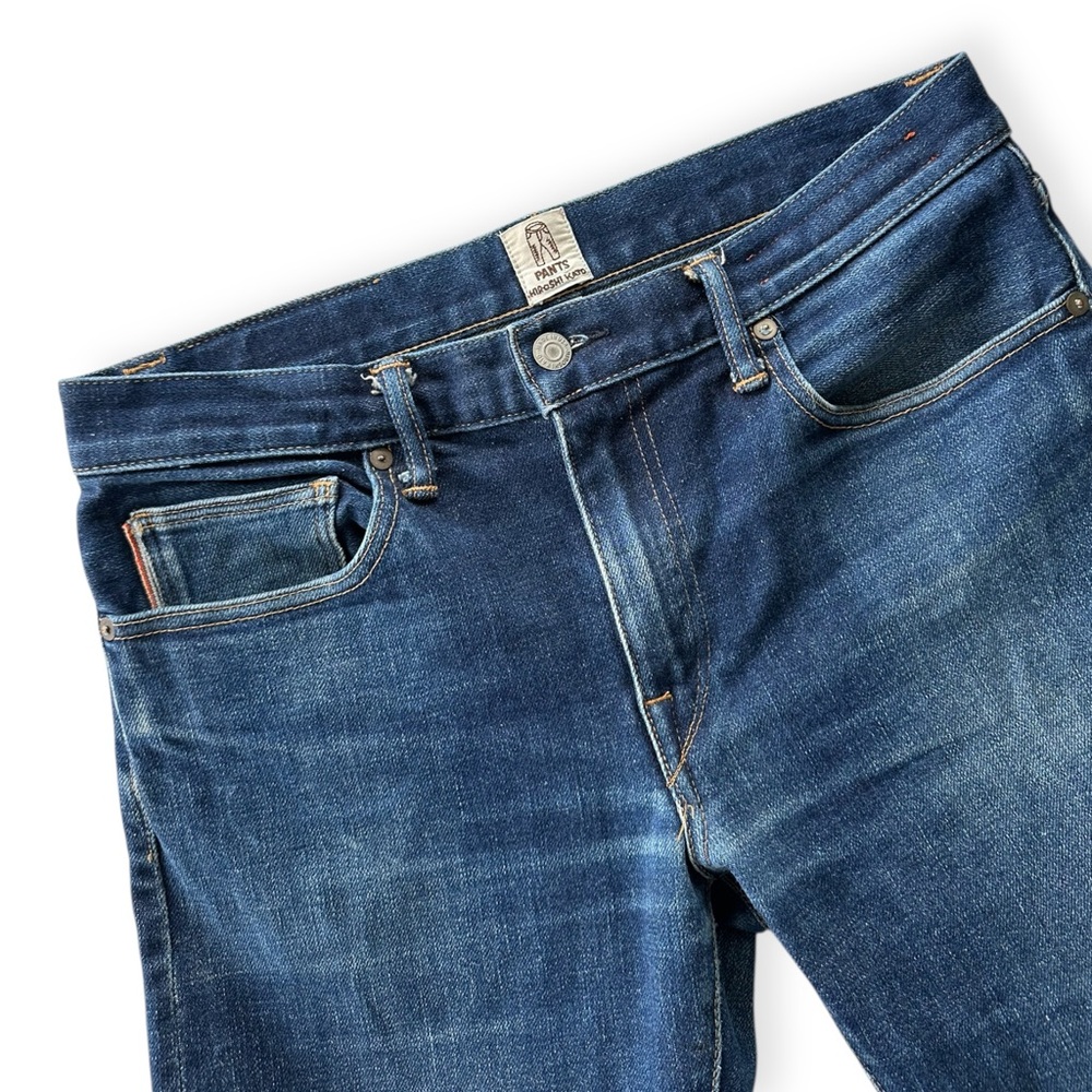 Men's Straight Jeans in Dark Blue - Picture 4 of 11